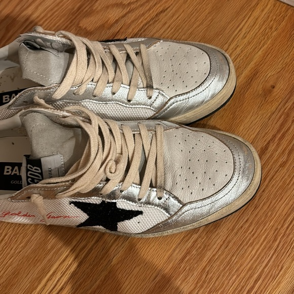 Silver golden goose sneakers - Picture 2 of 9